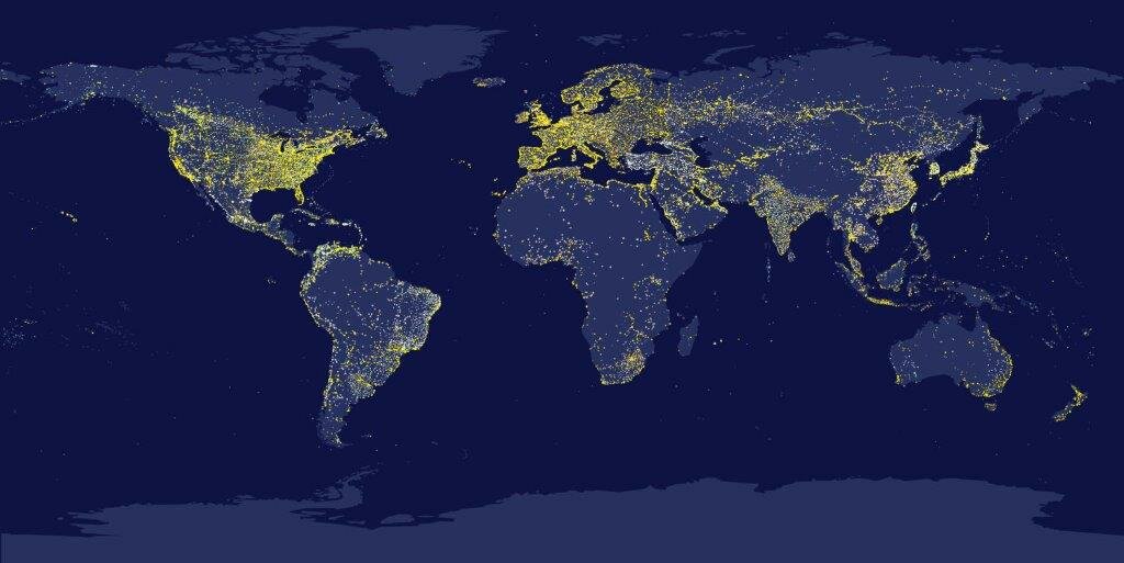 Shutterstock world map